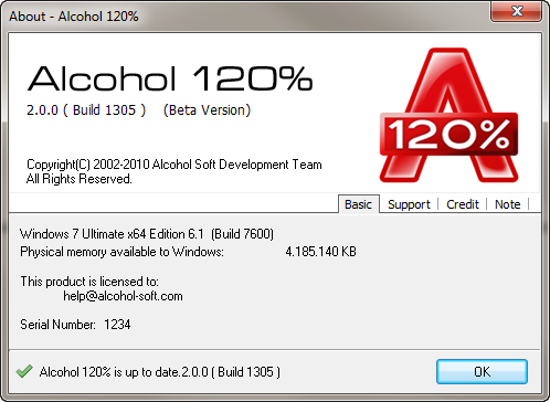 Как установить alcohol 120 на windows 8