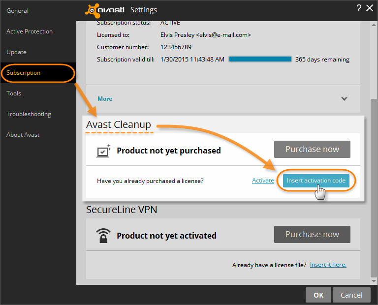 Avast Cleanup Activation Code