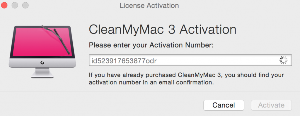 combo cleaner activation number