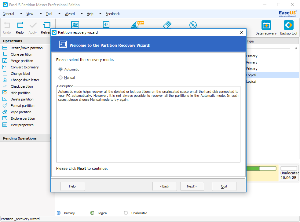 easeus partition master 10 serial