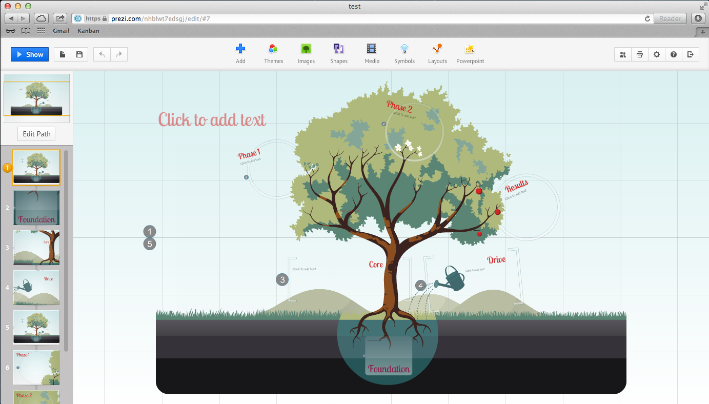 Prezi онлайн сделать презентацию на русском