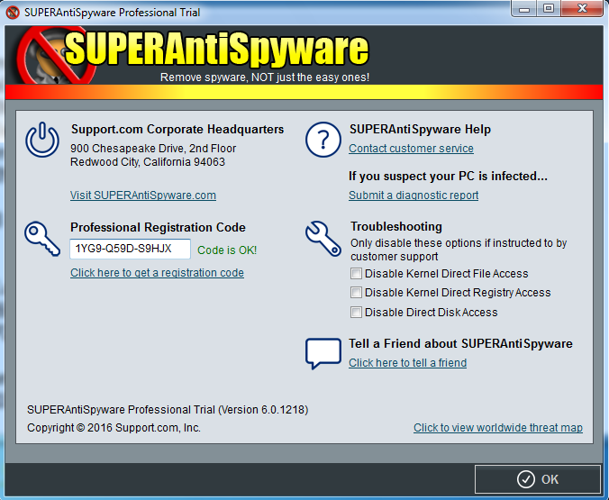 free instal SuperAntiSpyware Professional X 10.0.1254