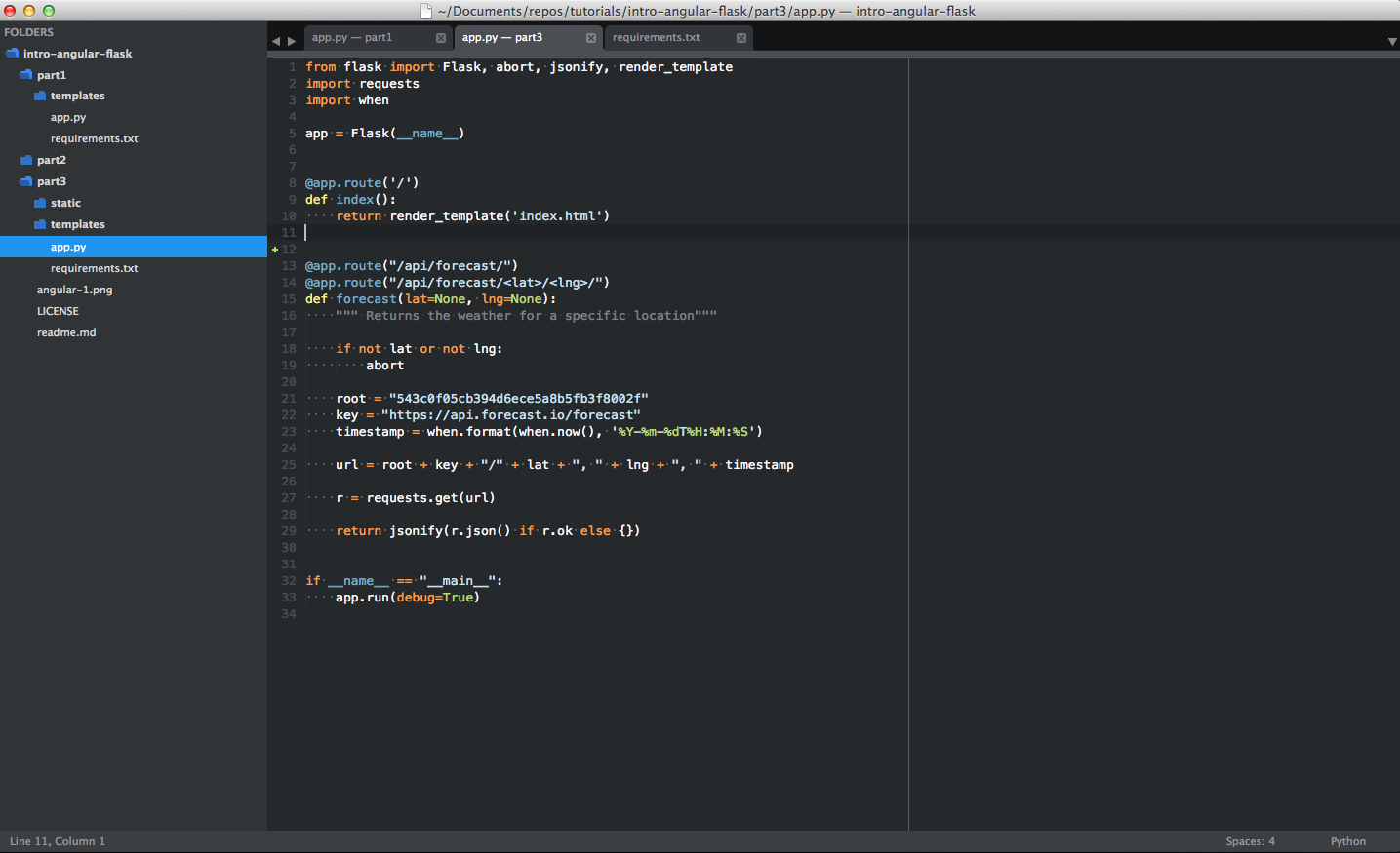 open sublime text 3 from terminal