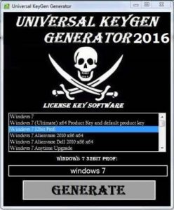 Universal Keygen Generator