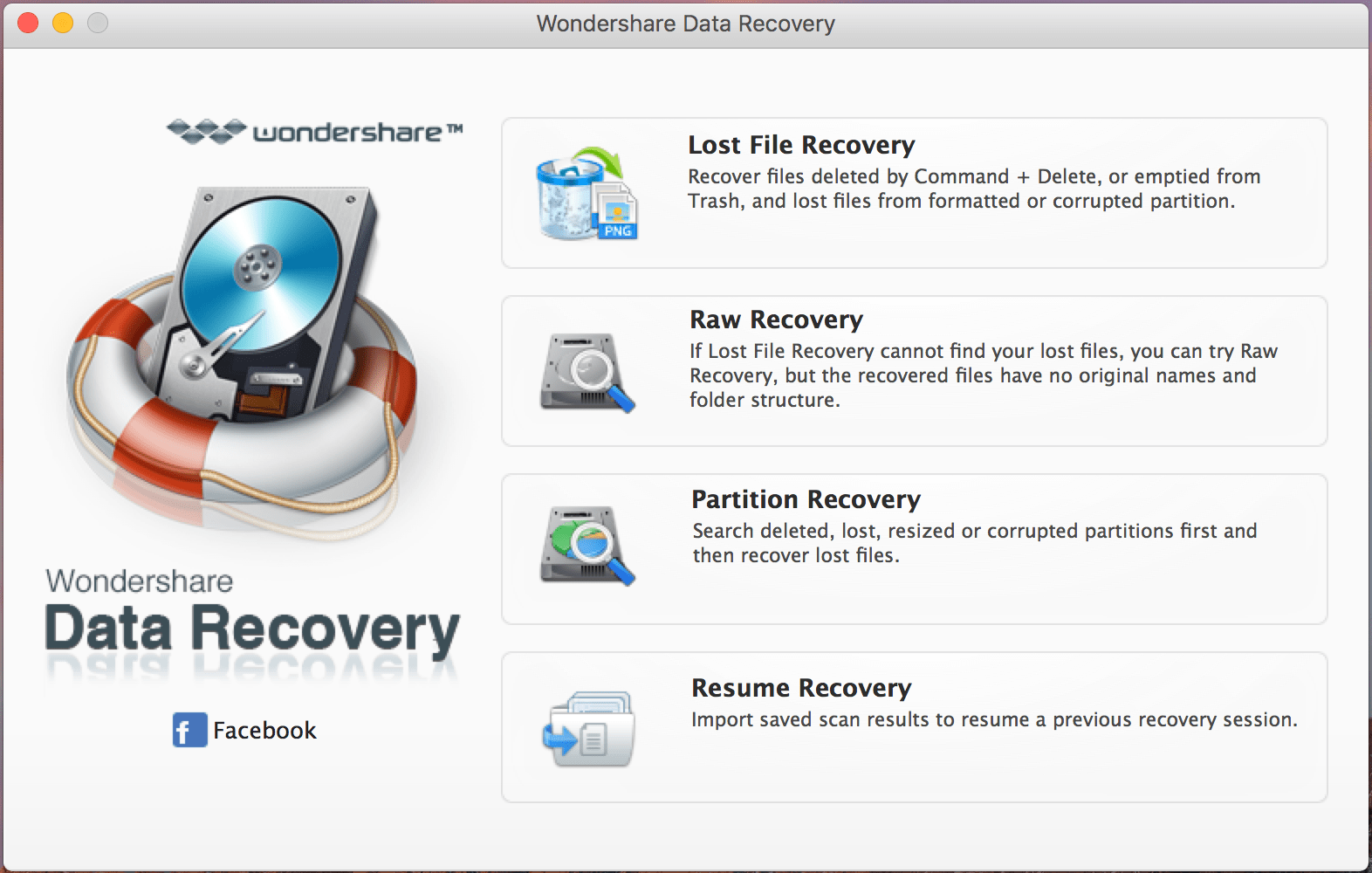 wondershare recovery