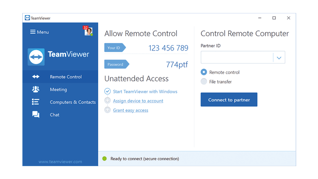 teamviewer 13 start with lubuntu