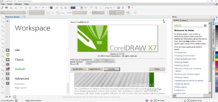 corel draw x7 keygen only