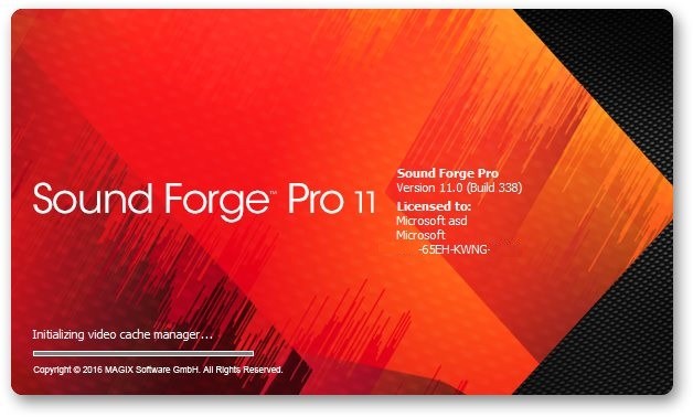 Sony Sound Forge Pro 11 Crack